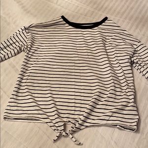 Forever 21 Striped Long Sleeve Shirt